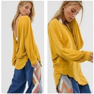 Free People Shimmy Shake Twist Back Top